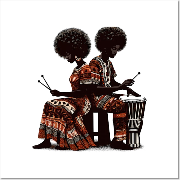 Afrocentric Drums Wall Art by Graceful Designs